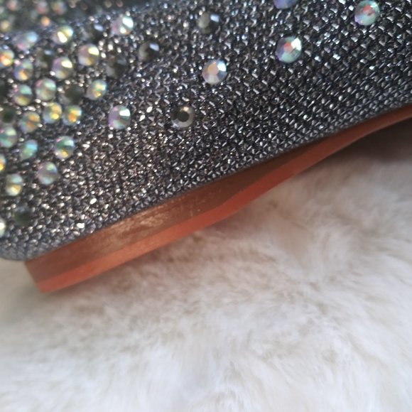 All-Over Rhinestone Studded Flats - Picture 5 of 9